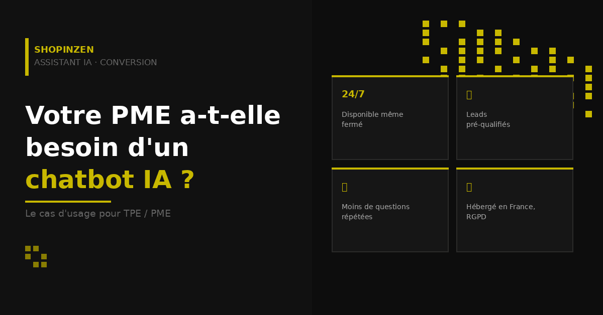 Votre PME a-t-elle besoin d’un chatbot IA ?