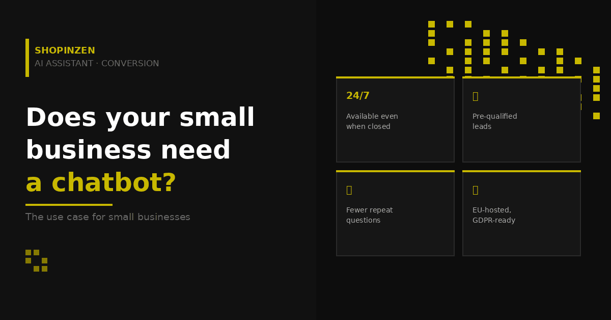 Does your small business need a chatbot?